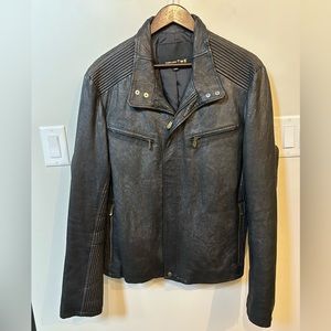 Vintage Osklen Men’s Biker Leather Jacket
